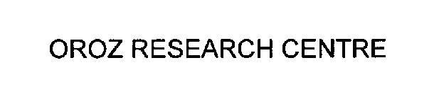 OROZ RESEARCH CENTER