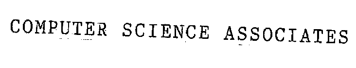 COMPUTER SCIENCE ASSOCIATES