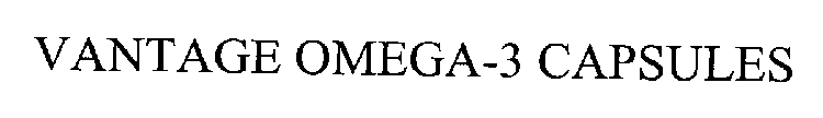 VANTAGE OMEGA-3 CAPSULES