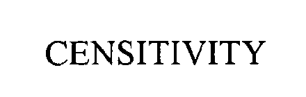 CENSITIVITY