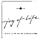 J L JOY OF LIFE HAND MADE SWISS CHOCOLATES