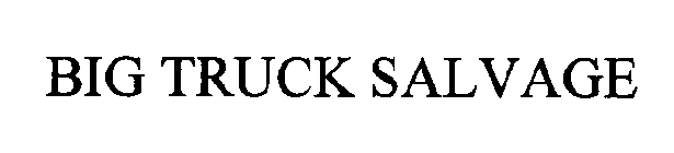 BIG TRUCK SALVAGE