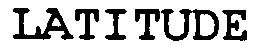 LATITUDE
