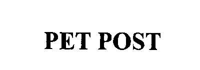 PET POST