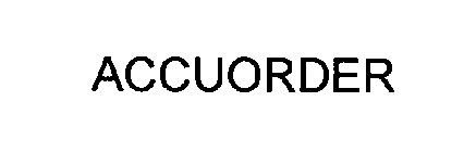 ACCUORDER