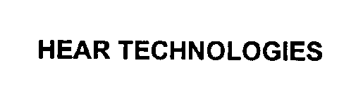 HEAR TECHNOLOGIES