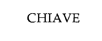 CHIAVE