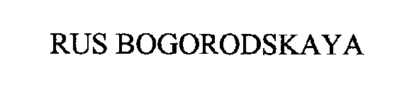 RUS BOGORODSKAYA