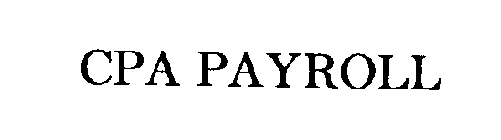 CPA PAYROLL