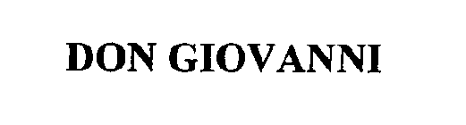 DON GIOVANNI