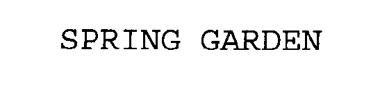 SPRING GARDEN