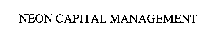 NEON CAPITAL MANAGEMENT