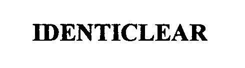 IDENTICLEAR