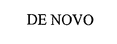 DE NOVO