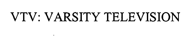 VTV: VARSITY TELEVISION