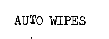 AUTO WIPES