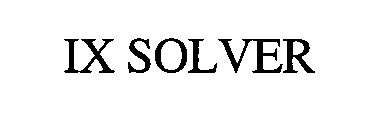 IX SOLVER