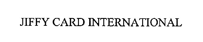 JIFFY CARD INTERNATIONAL
