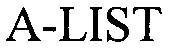 A-LIST