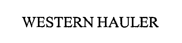 WESTERN HAULER
