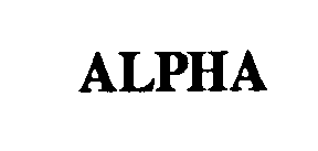 ALPHA