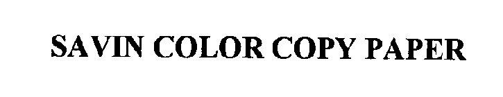 SAVIN COLOR COPY PAPER