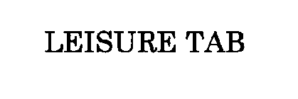 LEISURE TAB