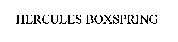HERCULES BOXSPRING