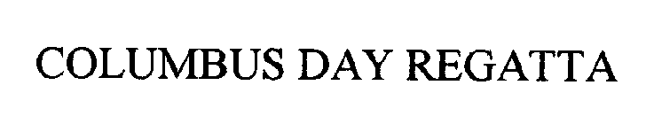 COLUMBUS DAY REGATTA
