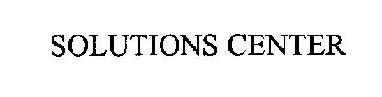 SOLUTIONS CENTER