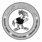 LAS ALITAS BUFFALO WINGS COSTILLAS BBQ CERVEZA BIEN FRIA