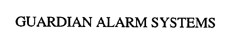 GUARDIAN ALARM SYSTEMS