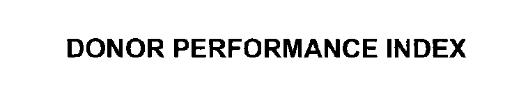 DONOR PERFORMANCE INDEX