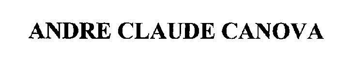 ANDRE CLAUDE CANOVA