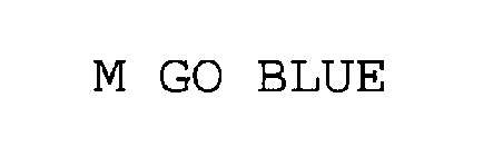 M GO BLUE