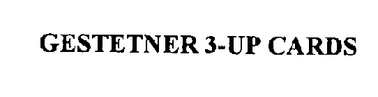 GESTETNER 3-UP CARDS