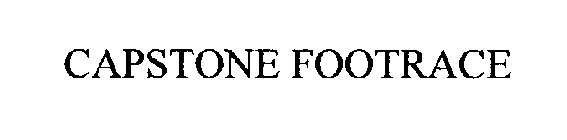 CAPSTONE FOOTRACE