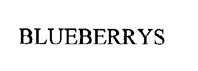 BLUEBERRYS
