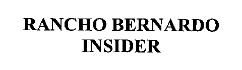 RANCHO BERNARDO INSIDER