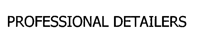 PROFESSIONAL DETAILERS