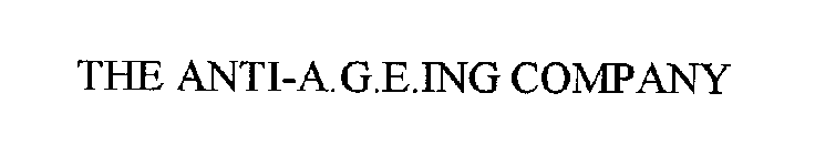 THE ANTI-A.G.E.ING COMPANY