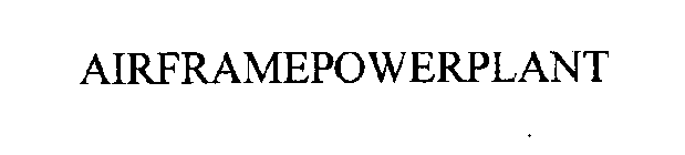 AIRFRAMEPOWERPLANT