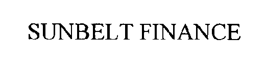 SUNBELT FINANCE