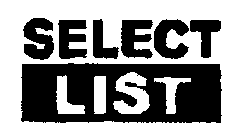 SELECT LIST