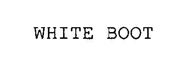 WHITE BOOT