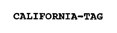 CALIFORNIA-TAG