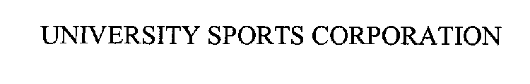 UNIVERSITY SPORTS CORPORATION