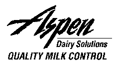 ASPEN DAIRY SOLUTIONS QUALITY MILK CONTROL