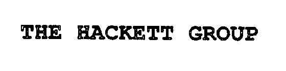 THE HACKETT GROUP