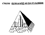 CRETO PERMANENT AS THE PYRAMIDS!